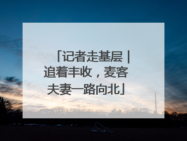记者走基层｜追着丰收，麦客夫妻一路向北